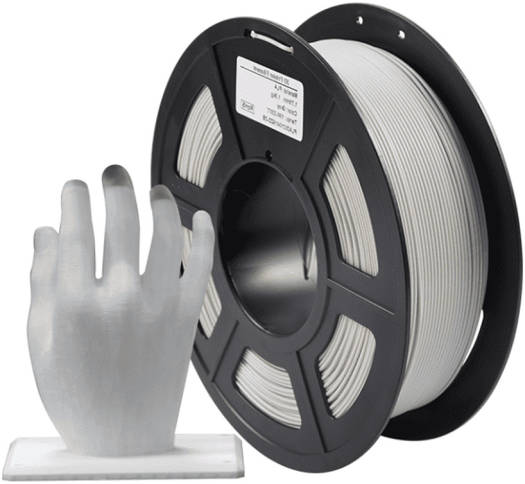 iSANMATE PLA 3D Printer Filament, 1.75mm Diameter, OEM & ODM, 40-80mm/S Print Speed, Dimensional Accuracy: +/- 0.03 mm, 2.2 lbs (1 kg), Grey | PLA-Grey