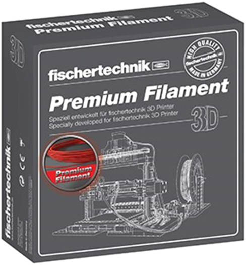 Fischertechnik 1.75mm PLA 3D Printer Filament (500g) - Red | 00539143