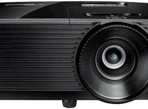 Optoma X371 UK DLP XGA Projector, 3800 ANSI Lumens, With Built-In Speaker, Full 3D, 25,000:1 Contrast, 21.85-24mm Focal Length, 1.1 Zoom, 4:3 Aspect Ratio, 6000H Lamp Life, Black | OPX371