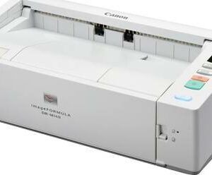 Canon Image Formula DR-M140 Office Document Scanner, Double-sided Scanning, Up to 80ipm Scan Speed at 300dpi Resolution,  Up to 6000 Scans/day with ADF, USB 2.0, CMOS CIS 1 Line -White | 5482B003AF