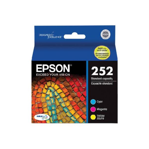 Epson 252 4-Pack Ink Cartridges - Black/Cyan/Magenta/Yellow