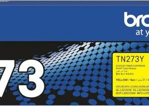 Brother Genuine TN273Y Standard Yield Yellow Ink Printer Toner Cartridge, Prints up to 1,300 pages