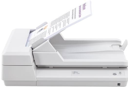 Fujitsu SP-1425 Duplex Document Scanner with ADF + Flatbed, 25 pages per min, 50 images per min., Max. paper size A4, Colour, greyscale, black and white, Duplex | PA03753-B001