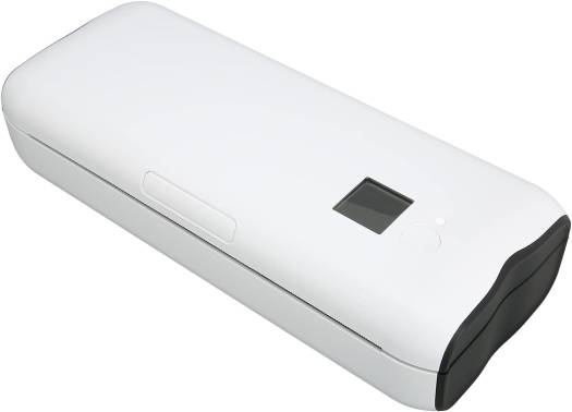 A4 Portable Thermal Printer, 203DPI 210mm Width 4.0 Clear Printing Mini Thermal Printer for Homes (UK Plug)