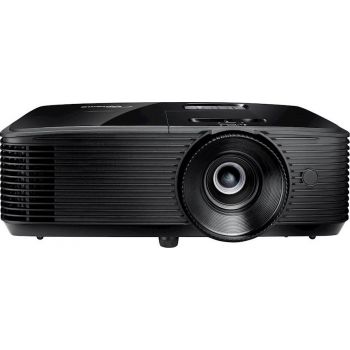 Optoma S336 UK DLP Projector, 4000 Lumens Brightness, Integrated 10-Watt Speaker, 1.94 to 2.16:1 Throw Ratio, Analog Audio Input & Output, HDMI & VGA Inputs, Black | E9PX7D102EZ3