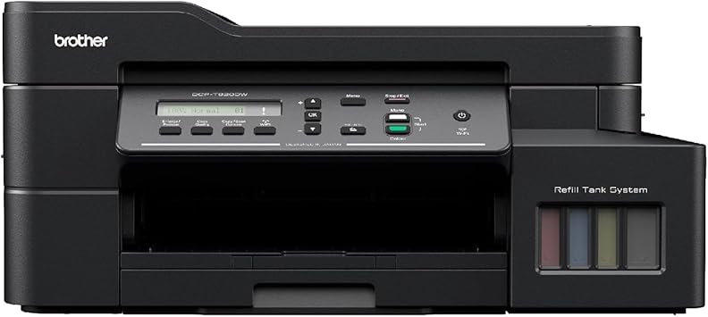 بروذر طابعة لاسلكية الكل في واحد بخزان حبر DCP-T820DW، ميزات تلقائية على الوجهين، طباعة ومسح ضوئي للجوال والسحابة، اتصال بالشبكة، زجاجات حبر عالية الانتاجية