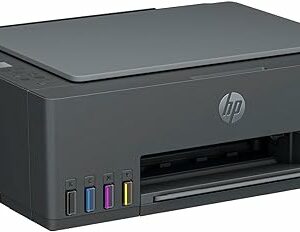 HP طابعة سمارت تانك 581 لاسلكية الكل في واحد، طباعة، مسح ضوئي، نسخ، طباعة حتى 6000 صفحة سوداء او 6000 صفحة ملونة - رمادي [4A8D4A]