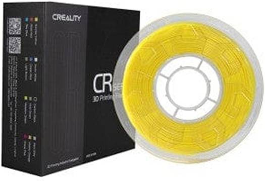 Creality Filament CR-TPU, 1.75mm Filament Diameter, High Resilience, UV Resistance, Soft Adhesive Material, Yellow