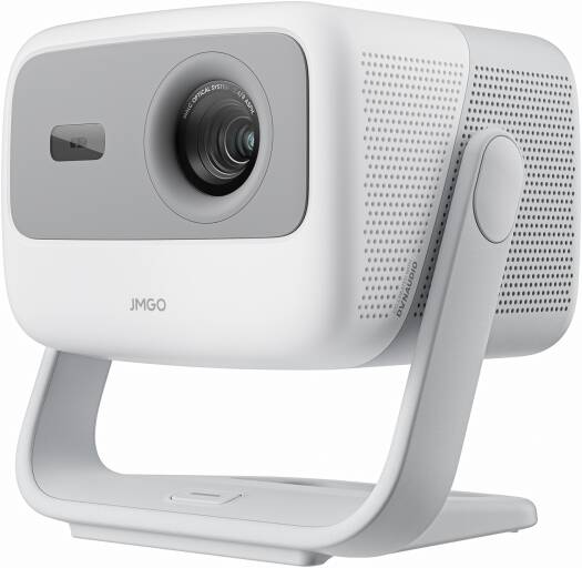 JMGO N1 Laser Smart Projector, 1080p HD, Tri-Color Laser Optics, 800 CVIA Lumens, Android TV 11, Dynaudio Dolby Audio, Portable Gimbal Design, Home Theater Experience