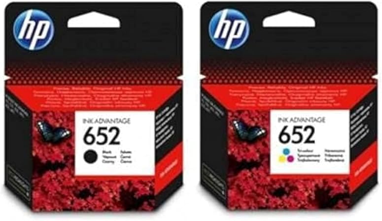 HP 652 Ink Cartridge Tri Color Set (Black)