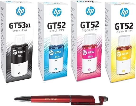 HP Product GT52 Ink Bottle (All -Pack of 4)