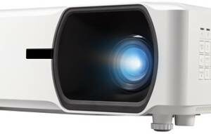ViewSonic LS750WU Projector, 5000 ANSI Lumens, 30" to 300" Display Size, 1.3x Optical Zoom, 16ms Input Lag, S-Video, VGA, RCA Composite, 2x HDMI In, White | LS750WU