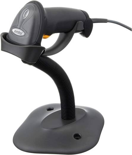 Symbol LS2208 General Purpose Handheld 1D Bi-Directional Laser Barcode Scanner, Black