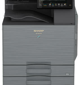 SHARP BP-50C31 A3 Color MFP Laser Printer, 31PPM Print Speed, Std 650 Max 6,300 Sheets Paper Capacity, 128 GB SSD, 1200 DPI, 10.1" Touch Panel, Wireless LAN, Smart Scanning, Gray | BP-50C31