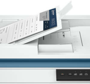 HP ScanJet Pro 2600 f1 Scanner, Fast 2-Sided Scanning & Auto Document Feeder, 1200x1200 dpi Resolution, Up to 25 ppm Scan Speed, 60 Sheets Automatic Document Feeder Capacity, USB 2.0, White | 20G05A