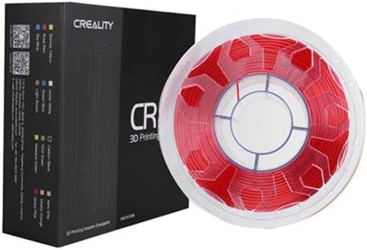 Creality Filament CR-PETG, 1.75mm Filament Diameter, Eco-Friendly, Odorless, Non-Toxic, Moisture Resistance, Transparent Red