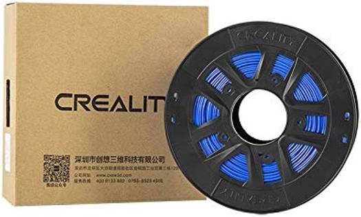 Creality 3D PLA Filament, Good Tensile Strength, Ductility, Fluidity, Low Shrinkage, 100% No Bubbles, Blue, 1.75mm, 1Kg | 201804090402