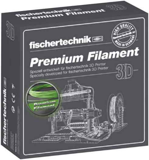 Fischertechnik 1.75mm PLA 3D Printer Filament (500g) - Green | 00539136