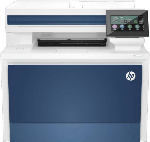 HP Color LaserJet Pro 4303dw A4 Colour Laser Multifunction Printer, Print, Copy, Scan, ADF, Duplex, Print Speed Up to 35/33 ppm, 4.3" WLED Display, USB, Ethernet, Wi-Fi, White | 5HH65A