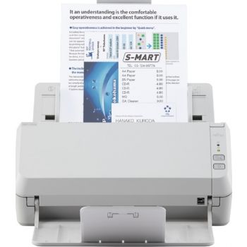 Fujitsu SP-1130N Image Scanner  A4 Colour Sheet Fed Scanner, 600 dpi, 4,000 sheets Daily Volume, ADF, Duplex, White | PA03811-B021