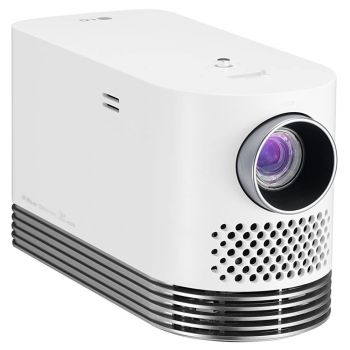 LG HF80LG Laser Smart Home Theater CineBeam Projector with 2,000 Lumen and 1080p Picture Quality, I Shaped Design | HF80LG