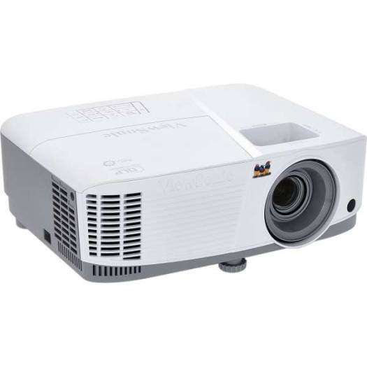 ViewSonic PA503S 3800-Lumen SVGA DLP Projector, SVGA Resolution, Brightness of 3800 Lumens, Built-In 2-Watt Speaker, RS-232 Controllable, HDMI, RCA Composite Video, 2x VGA Inputs, White | PA503S