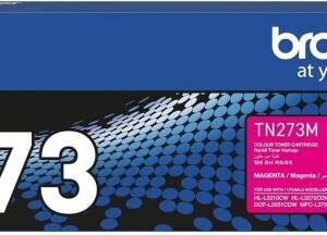 Brother Genuine TN273M Standard Yield Magenta Ink Printer Toner Cartridge, Prints up to 1,300 pages