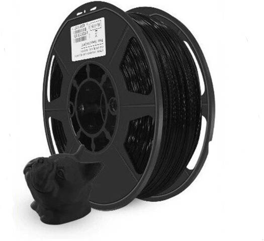 Two Trees PLA Luminous Rainbow Filament, 1.75mm Diameter, 40-100mm/s Printing Speed, Tangle Free & No Plugging, High Compatibility, Good Interlayer Adhesion, Luminous Stra-B, Black | 160105007