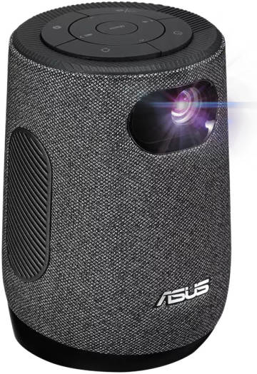 ASUS ZenBeam Latte L1 Portable LED Projector, 300 Lumens, Sound by Harman Kardon, 10W Bluetooth Speaker, 3 Hour Video Playback, Built-in Battery, USB Type-A / HDMI, Gray | 90LJ00E5-B00070