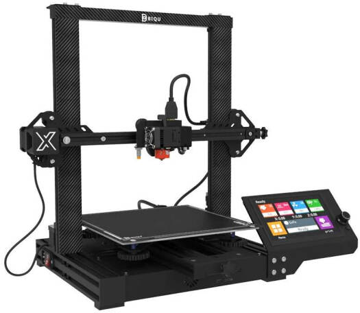 BIQU BX Octoprint FDM 3D Printer, 7'' HD Touch Screen, Ultra-Light Direct Extruder, Equipped W/ Dual Z-Axis, Auto-Levelling Function, Powerful BTT Motherboard, Power-Loss Recovery, Black | 1010000072