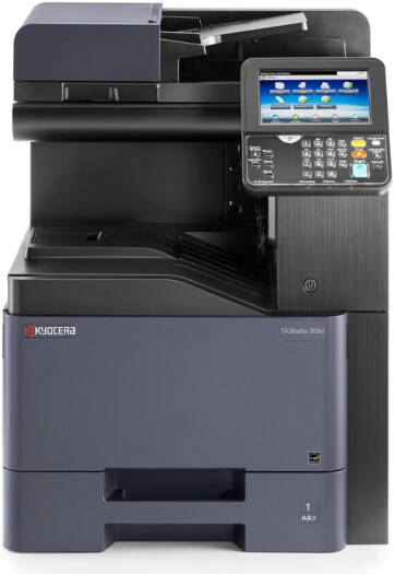 Kyocera TASKalfa 308ci A4 Color Laser MF Printer, 7" Touch Panel, Up to 30ppm Print Speed, 1200x1200 dpi, Up to 3100 Sheets Input Capacity, Wi-Fi / USB 2.0, AirPrint / Cloud Print, | TASKalfa 308ci