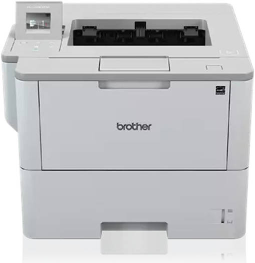 Brother HL-L6400DW Mono Laser Printer, 1.8" TFT Colored LCD Display, 50 PPM Print Speed, 520 Sheets Capacity, Auto 2-Sided Printing, USB2.0/LAN/Wireless Connectivity, White | 84UG8800241
