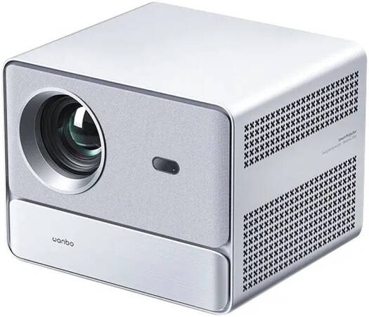Wanbo DaVinci 1 Pro FHD Projector, Google TV, 600 ANSI, Native 1080P, 5G/2.4G WiFi, 2* 8W Speakers, FHD Netflix, Auto-Focus/ Keystone Correction / Google Assistant / Chromecast, Silver | DaVinci 1 Pro