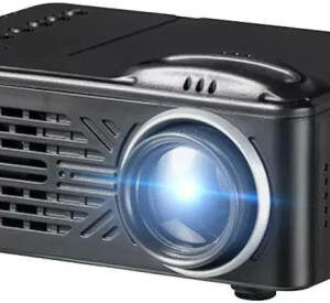 Generic Mini Battery LED Portable Projector, 30 Ansi Lumens, 4:3/16:9 Aspect Ratio, 15W Power Consumption, 320x240 Optical Resolution, 3.5mm Audio, TF Card Slot, USB, AV Interface, Black | RD-814
