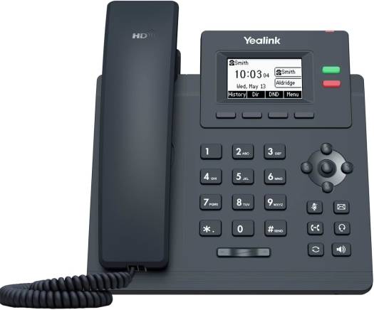 Yealink SIP T31G Entry Level HD Gigabit IP Corded Phone with Extra Large Graphical Pixel Backlit LCD Display