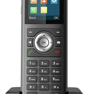 Yealink W59R Cordless Ruggedized DECT IP Phone, Base Station Not Included, 1.8-Inch Color Display, Power Adapter Included