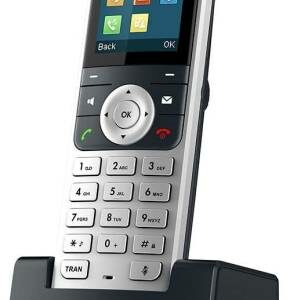 Yealink W53H Cordless DECT IP Phone, Base Station Not Included, 1.8-Inch Color Display. 10/100 Ethernet, 802.3af PoE, Power Adapter Included