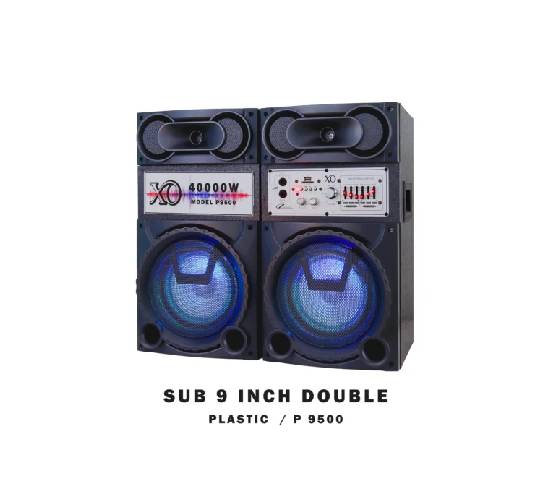 XO Subwoofer 9 inch Double