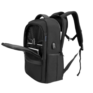Arctic Hunter Laptop Backpack Bag- USB- B00120 - Black