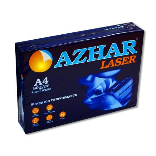 Azhar Laser Printing And Copy Paper (80g) - White