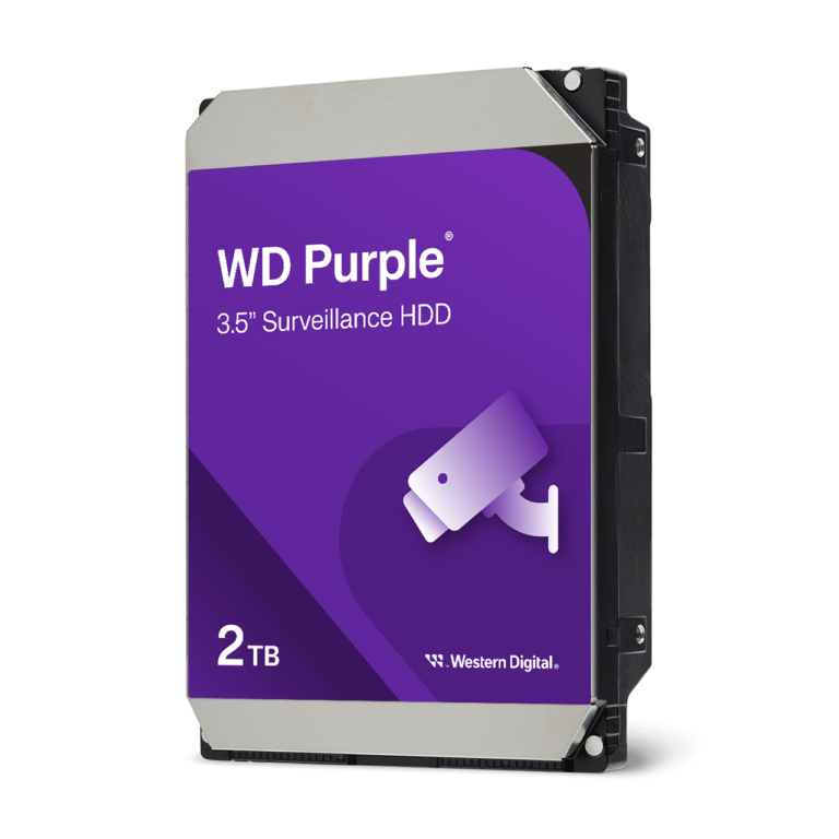 WD Hard Drive - 2TB Purple Surveillance 3.5