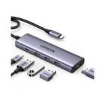 USB-C to VGA, Ethernet, HDMI , 3 USB-A 3.0 , PD , SD/TF Card (10-in-1)
