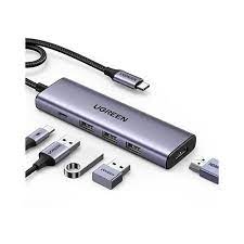 USB-C to VGA, Ethernet, HDMI , 3 USB-A 3.0 , PD , SD/TF Card (10-in-1)