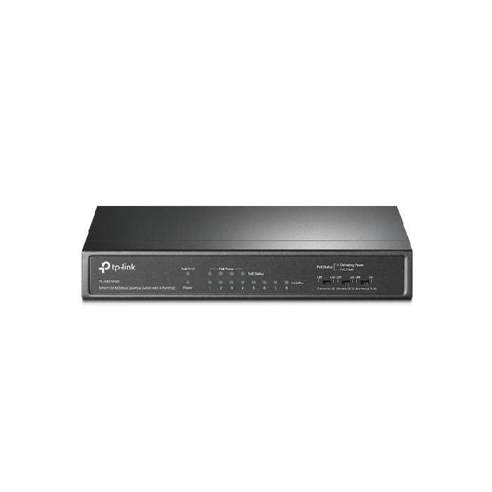 TP-Link TL-SF1008P 8-Port 10/100Mbps Desktop with 4-Port PoE Switch