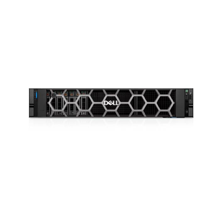 Dell PowerEdge R760xs Server, Intel Xeon 4410Y 12C Processor, 64GB (2x32GB)RAM, 3x4TB HDD - DOS